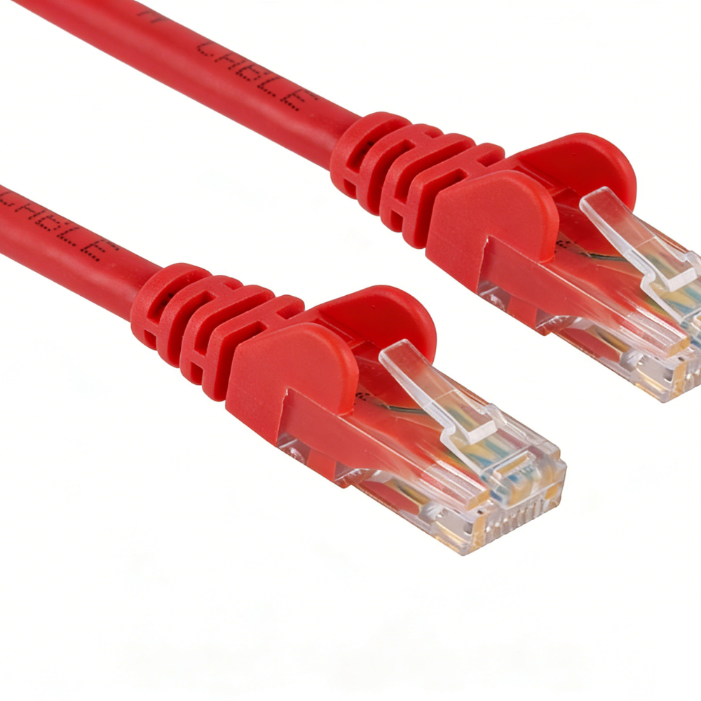 2.0M CAT6 Patch Lead RJ45 Red