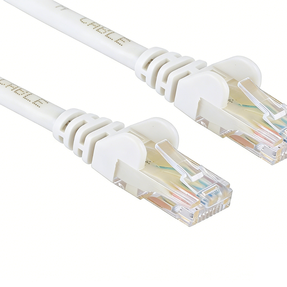 1.0M CAT6 Patch Lead RJ45 White