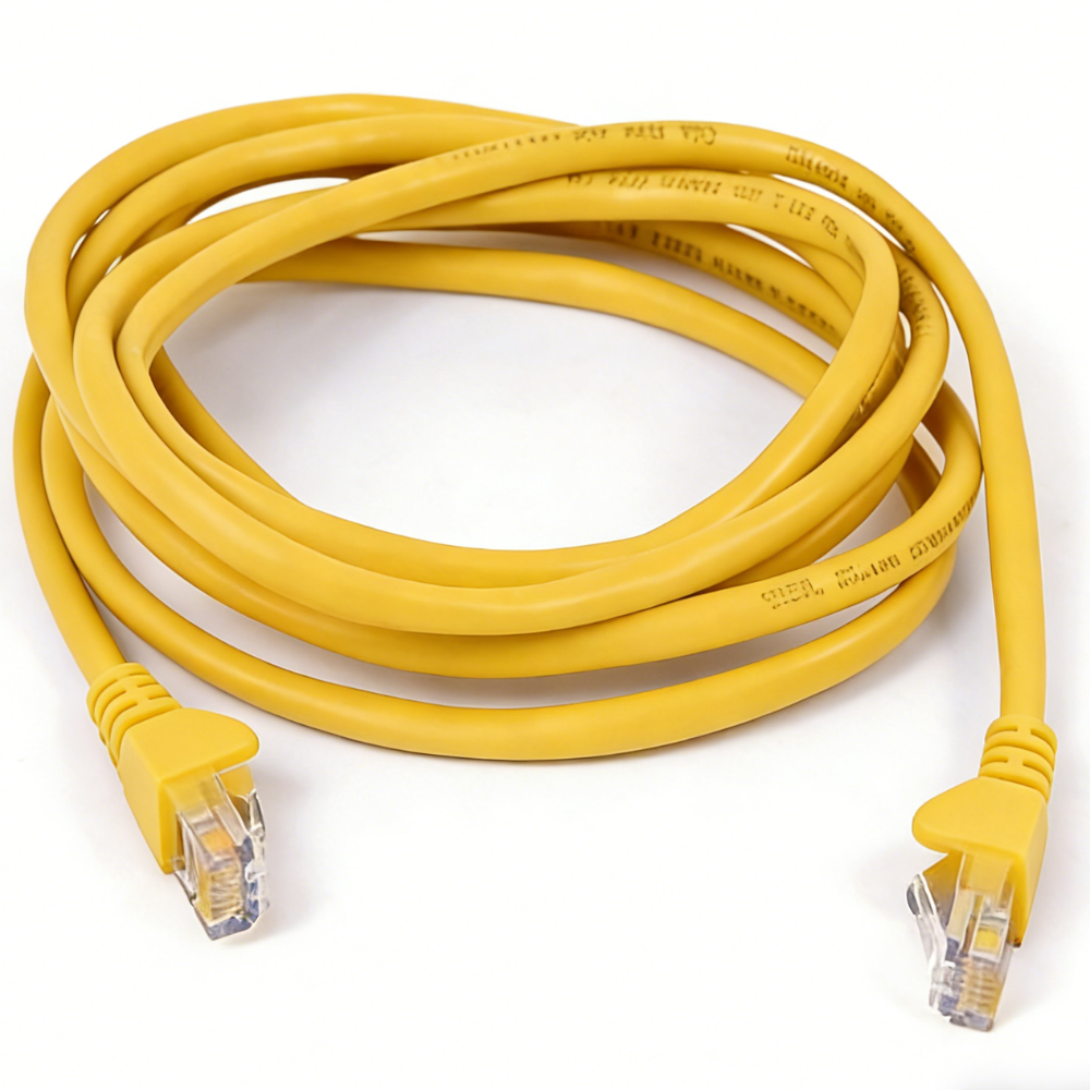 1.0M CAT6 Patch Lead RJ45 Yellow