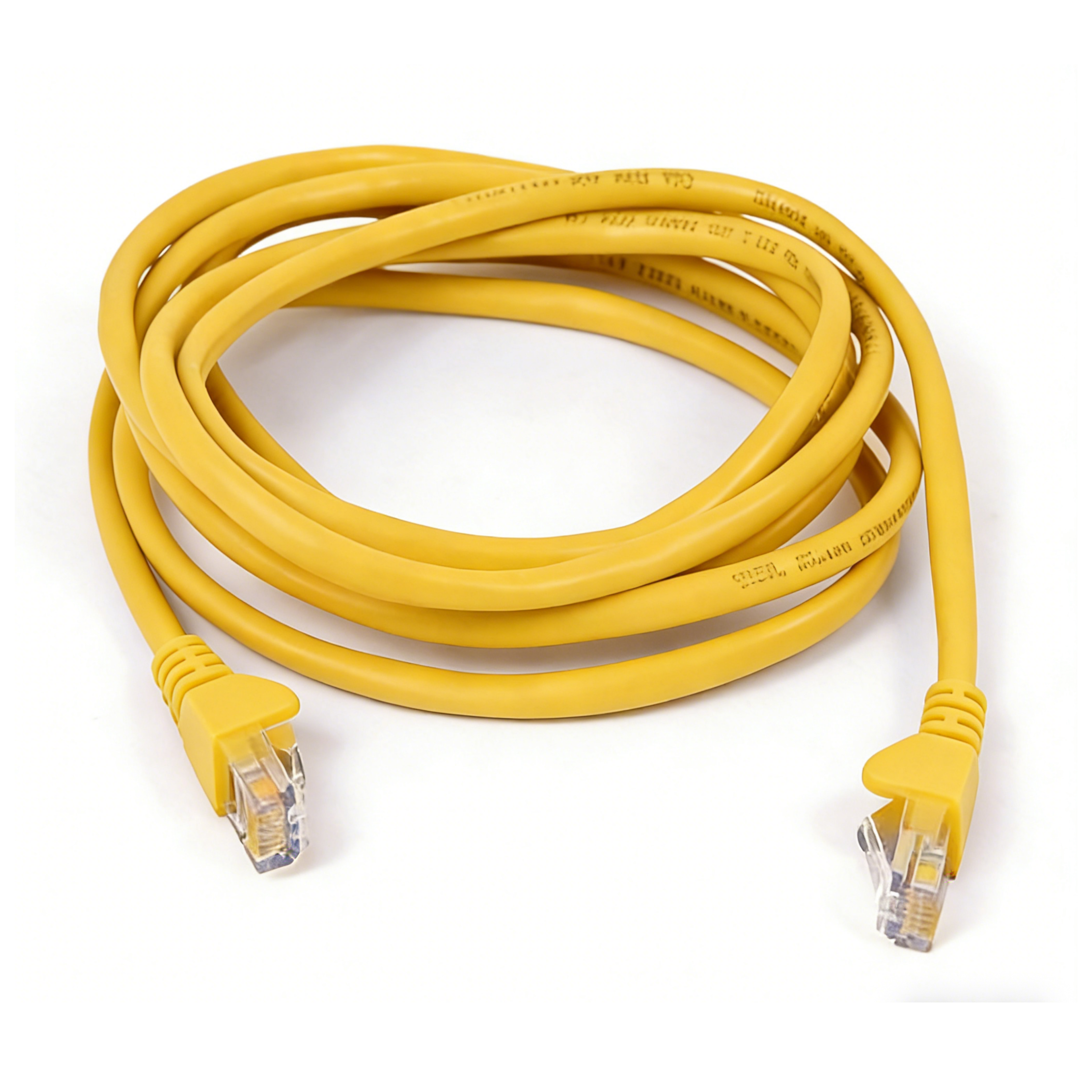 2.0M CAT6 Patch Lead RJ45 Yellow