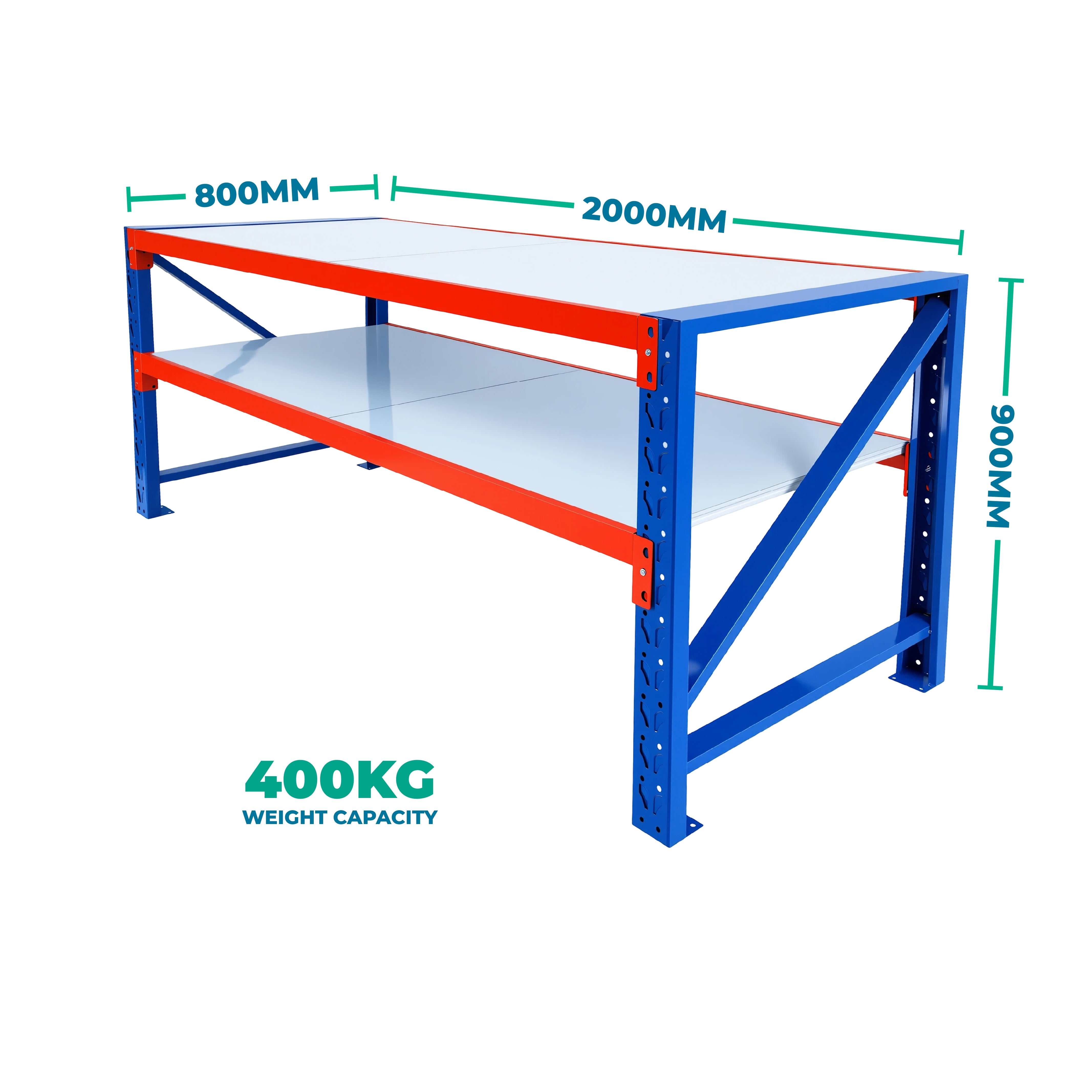 Workbench Heavy-Duty 2.0m x 0.8m 0.9m height