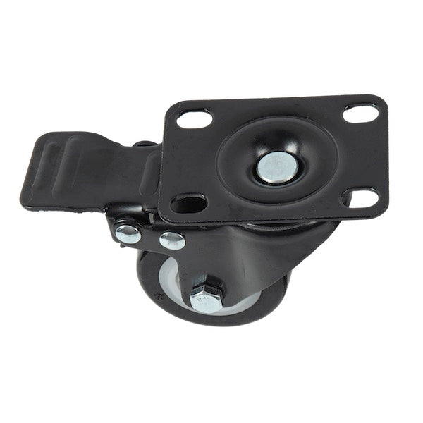 Castor Wheel with Brakes for Wall Mount and Floor Standing Cabinets - BW Only
