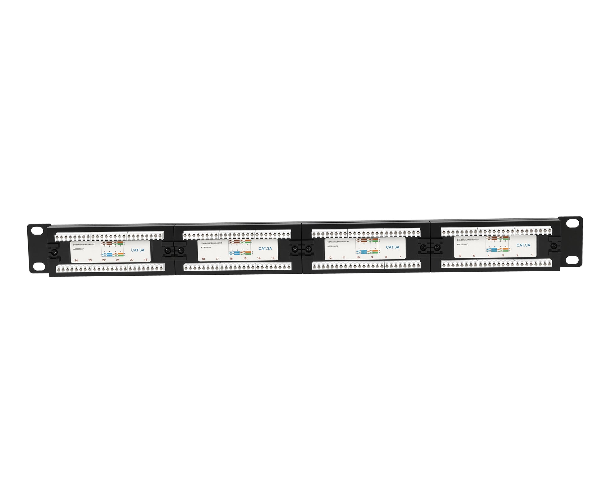 CAT6A 24 Port Patch Panel UTP 1RU 110 Type - image 11 of 12