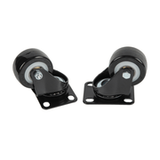 Castor Wheels for Wall Mount and Floor Standing Cabinets set of 4 - BW Only