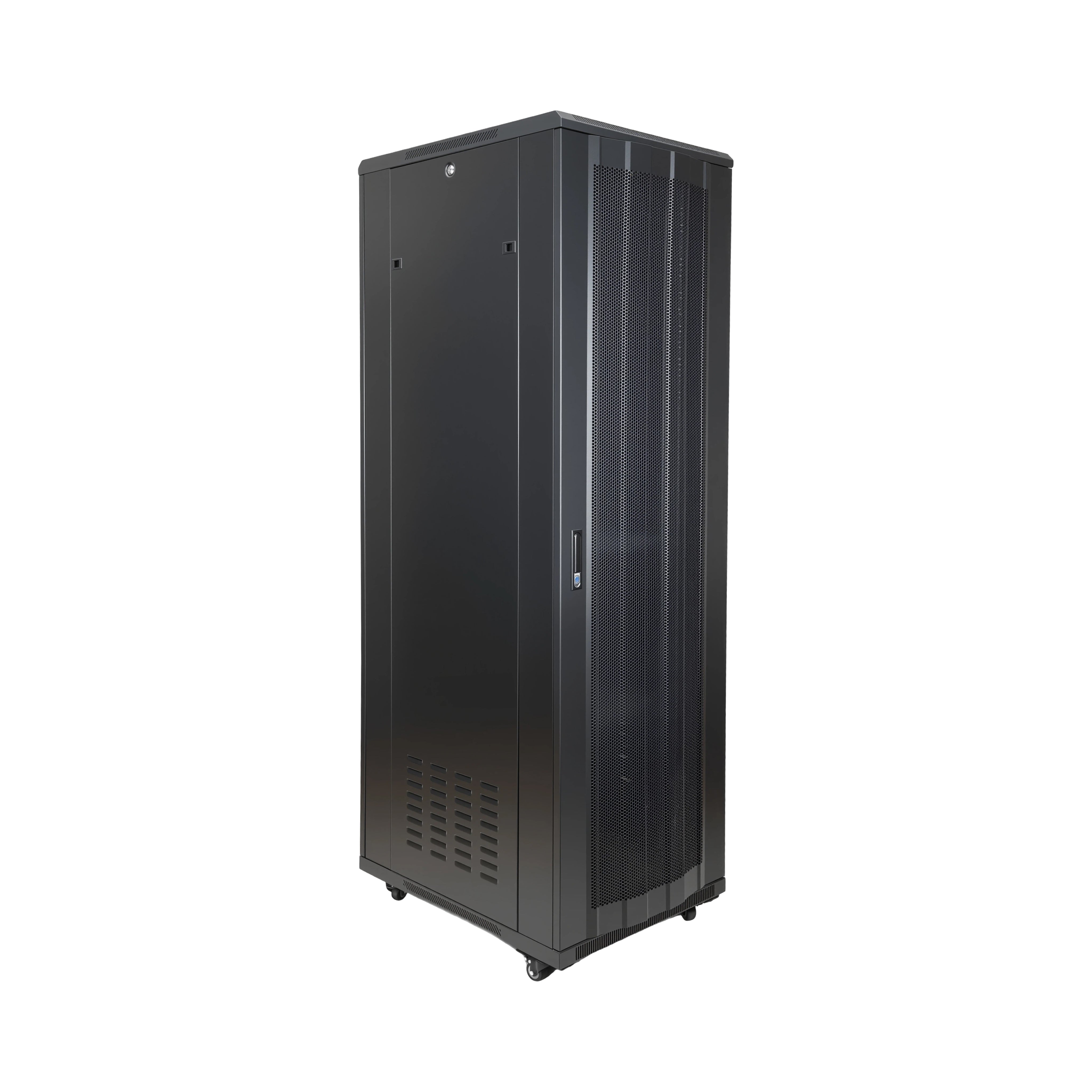 Curved 42RU Floor Standing Rack Cabinet 600W 600D 990H