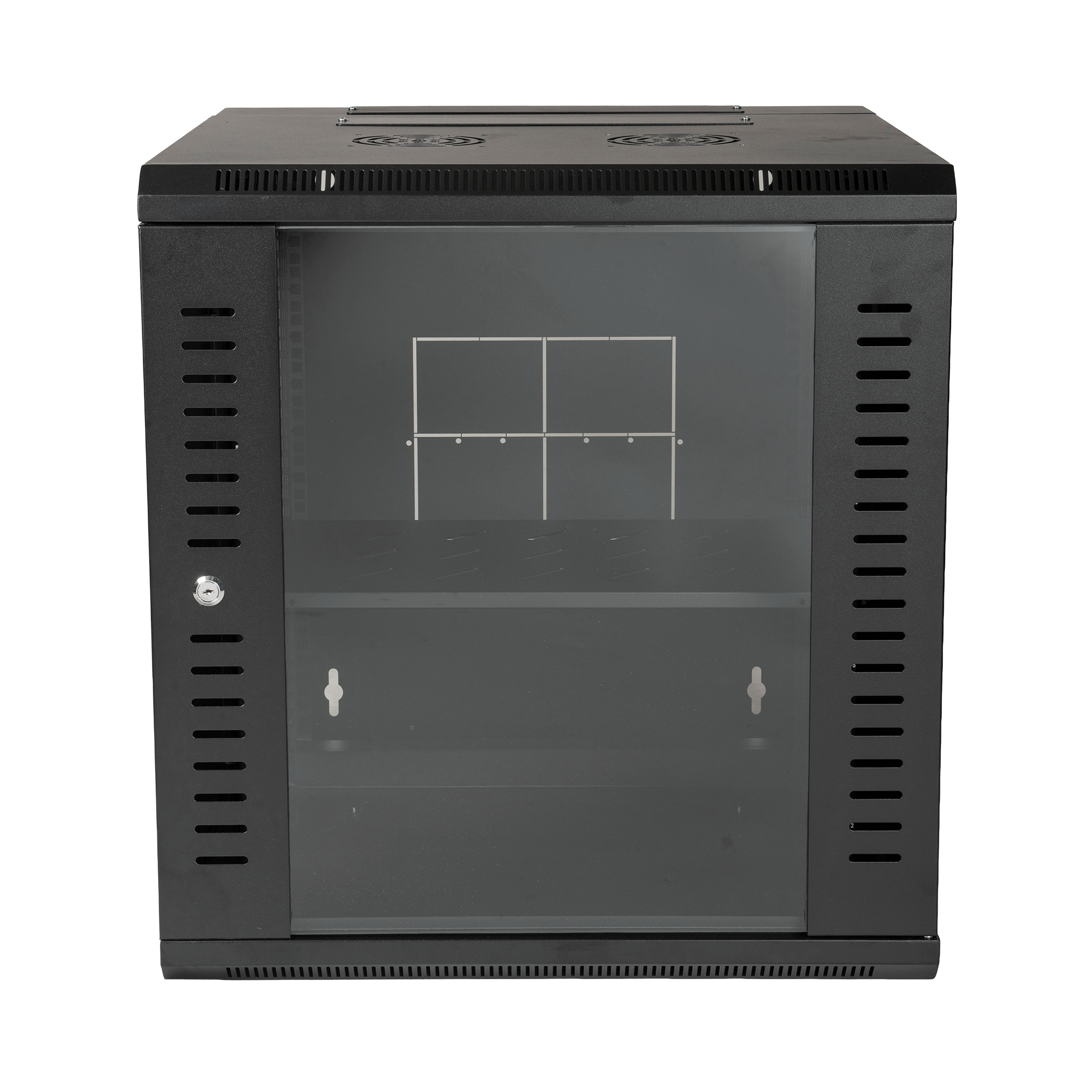12RU Swing Wall Mount Rack Cabinet 600D 635H 600W