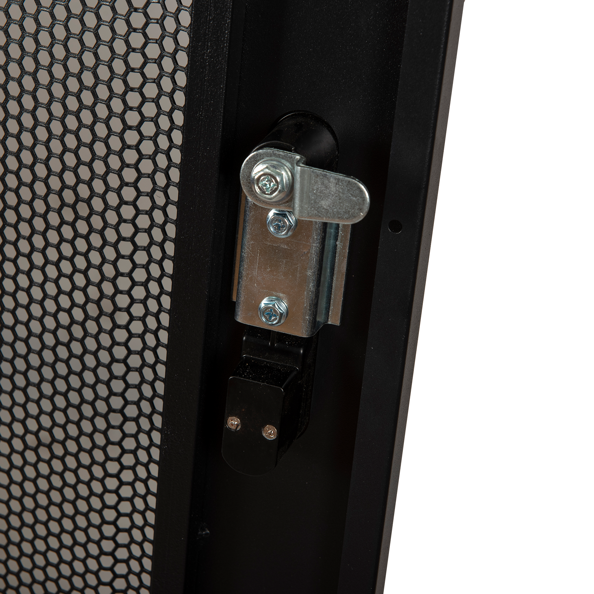 Curved Mesh Door for 27RU 600W Cabinet - BW Only