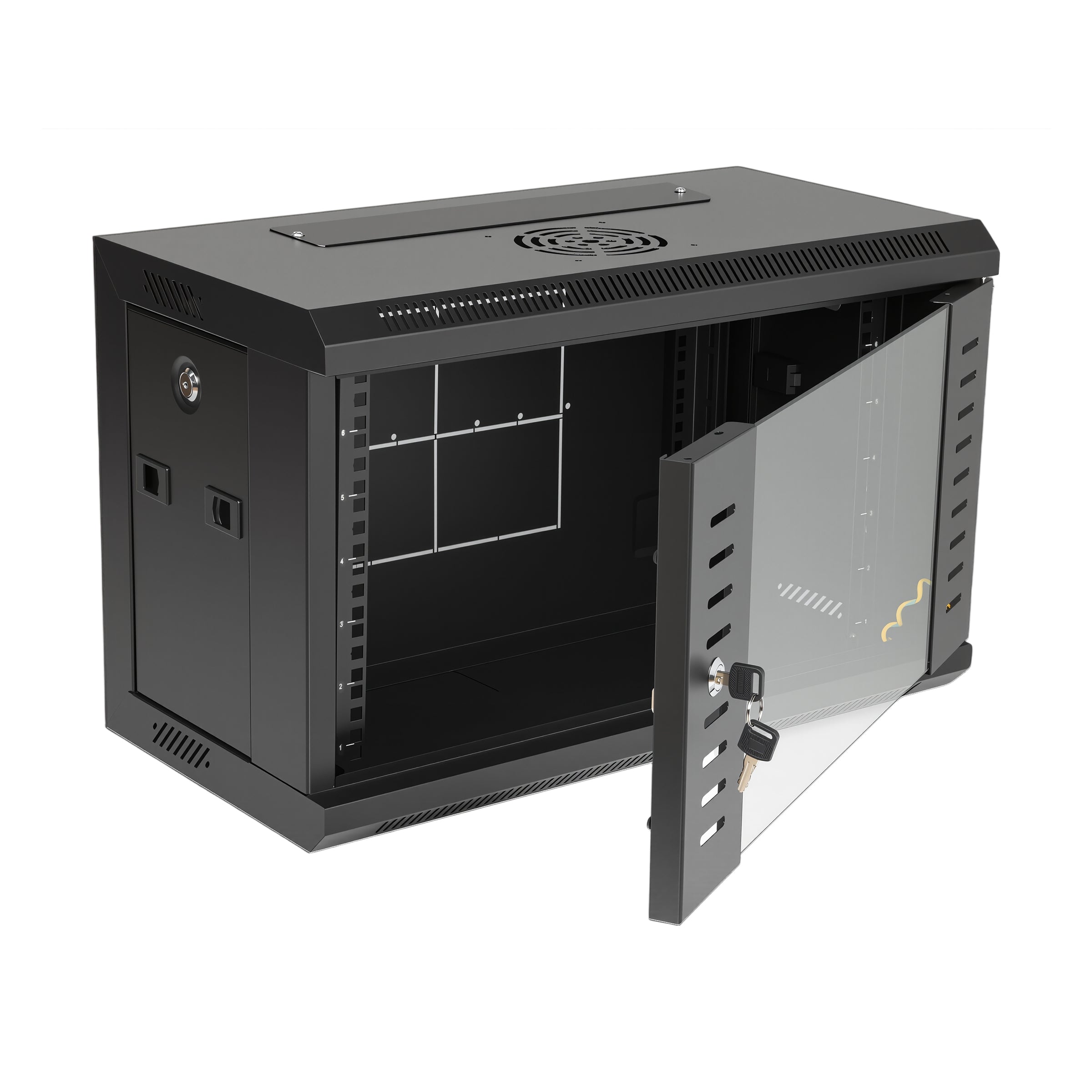 4RU Wall Mount Rack Cabinet 450D 280H 600W