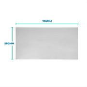 Metal Shelf Inserts 0.9M x 0.6M pack of 4 for 40x80 post