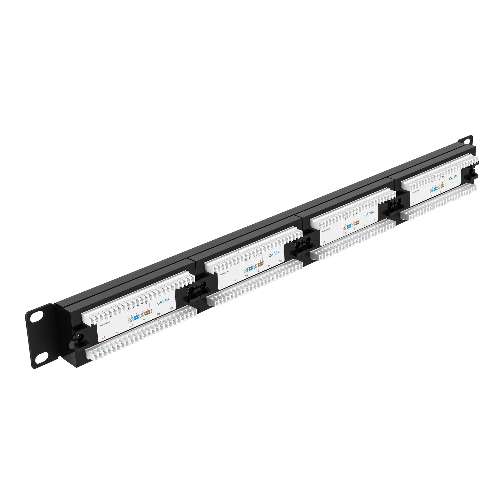 CAT6A 24 Port Patch Panel UTP 1RU 110 Type - image 10 of 12