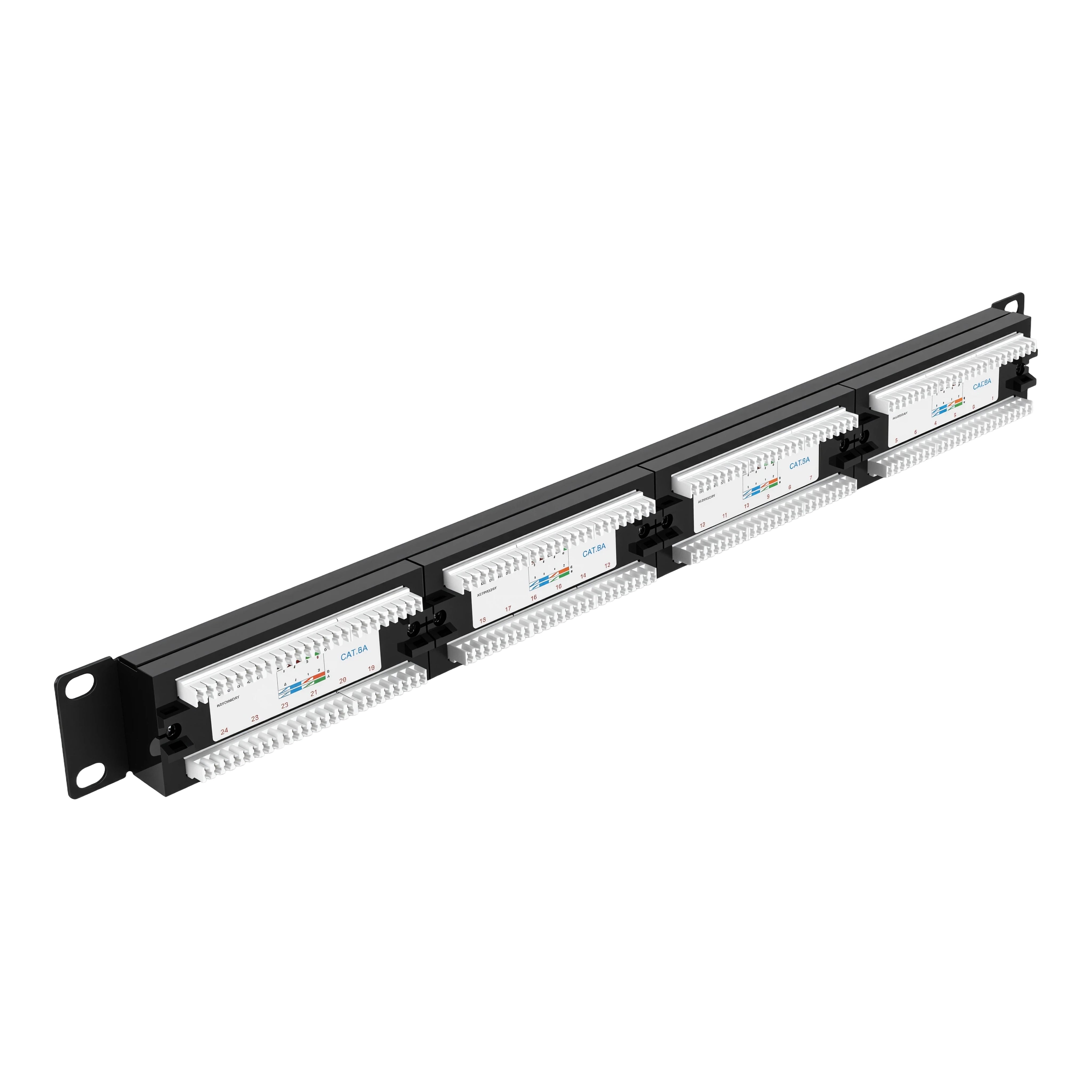 CAT6A 24 Port Patch Panel UTP 1RU 110 Type - image 10 of 12