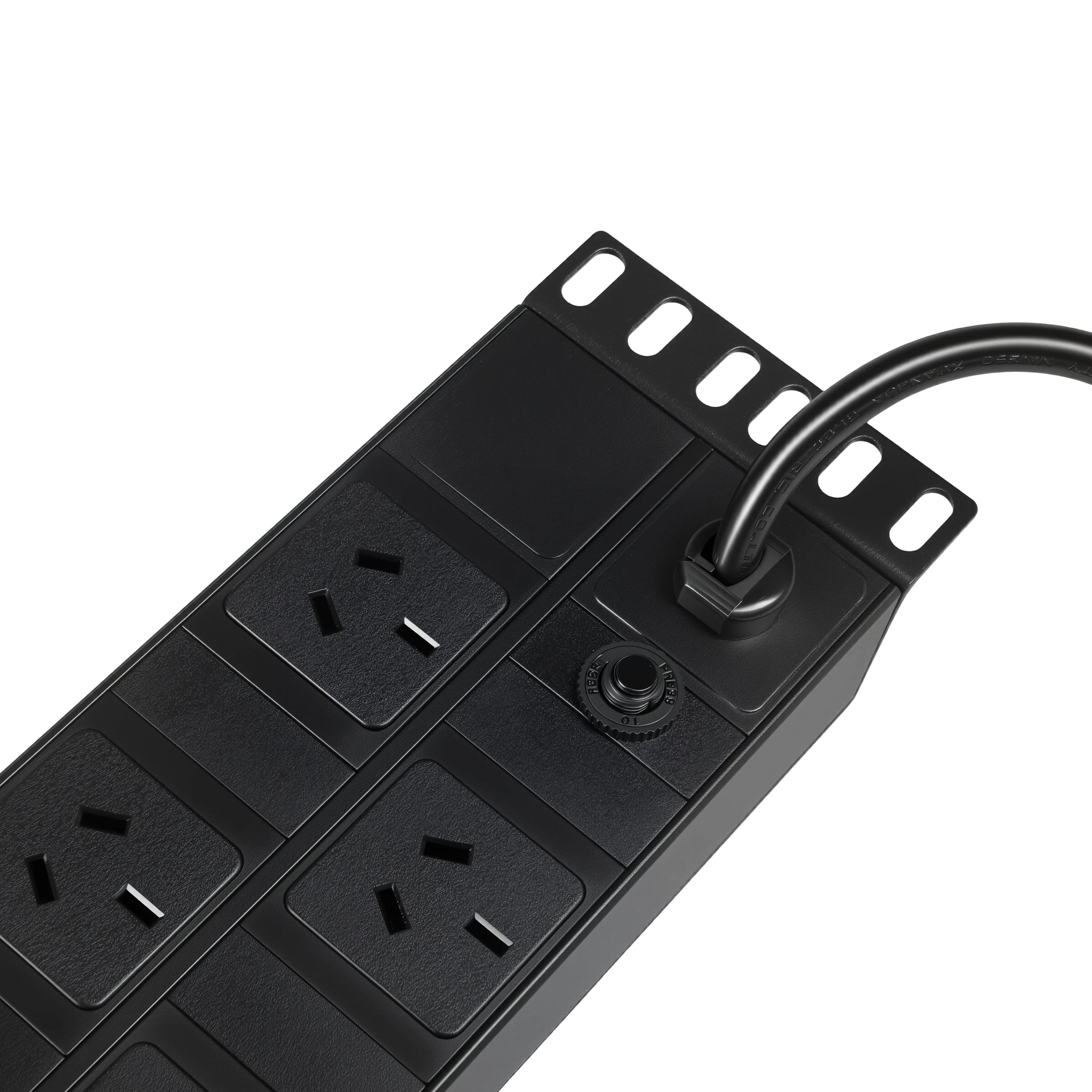 10 Way PDU Power Rail 10A 2RU Rack Mount Horizontal