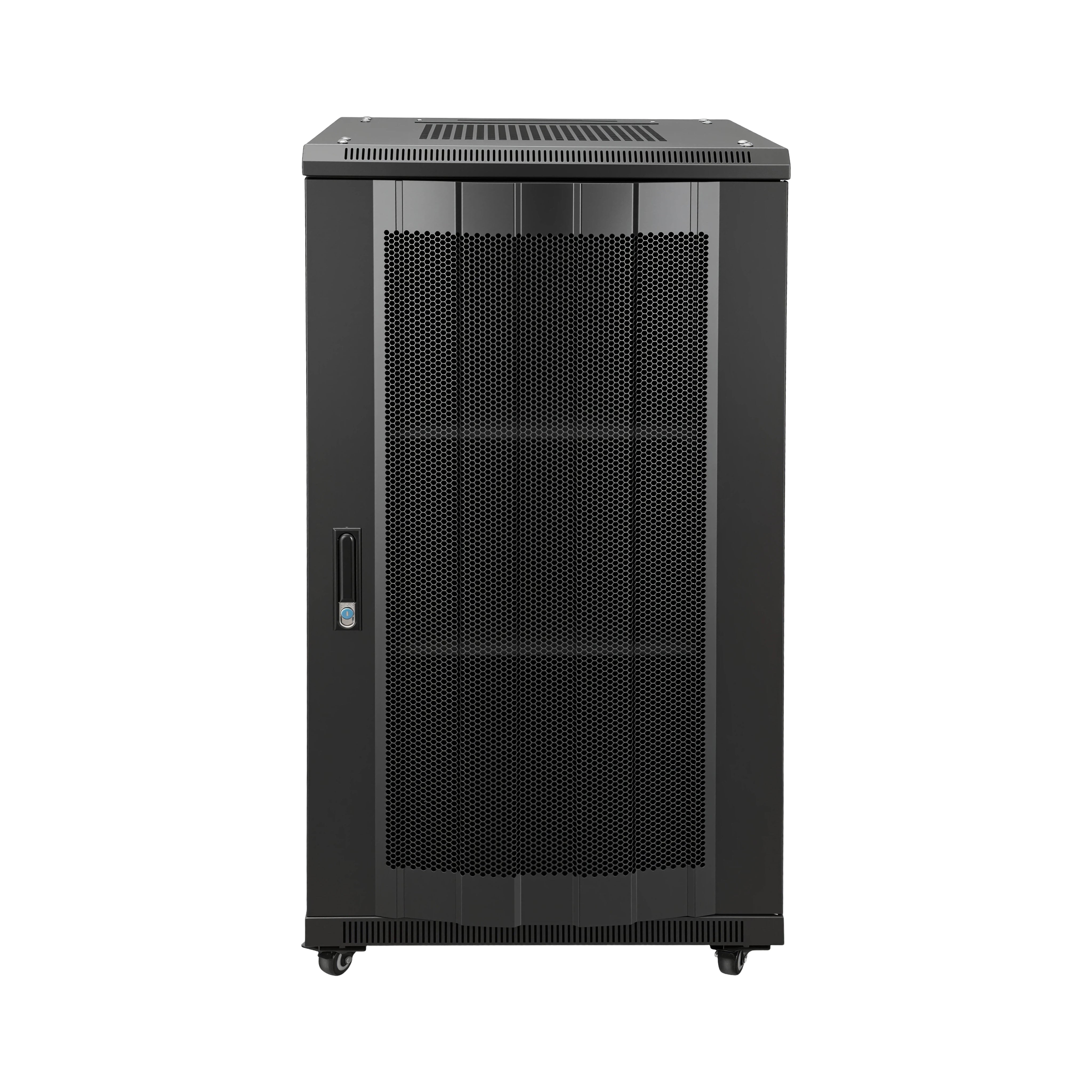 Curved 22RU Floor Standing Rack Cabinet 600W 600D 990H