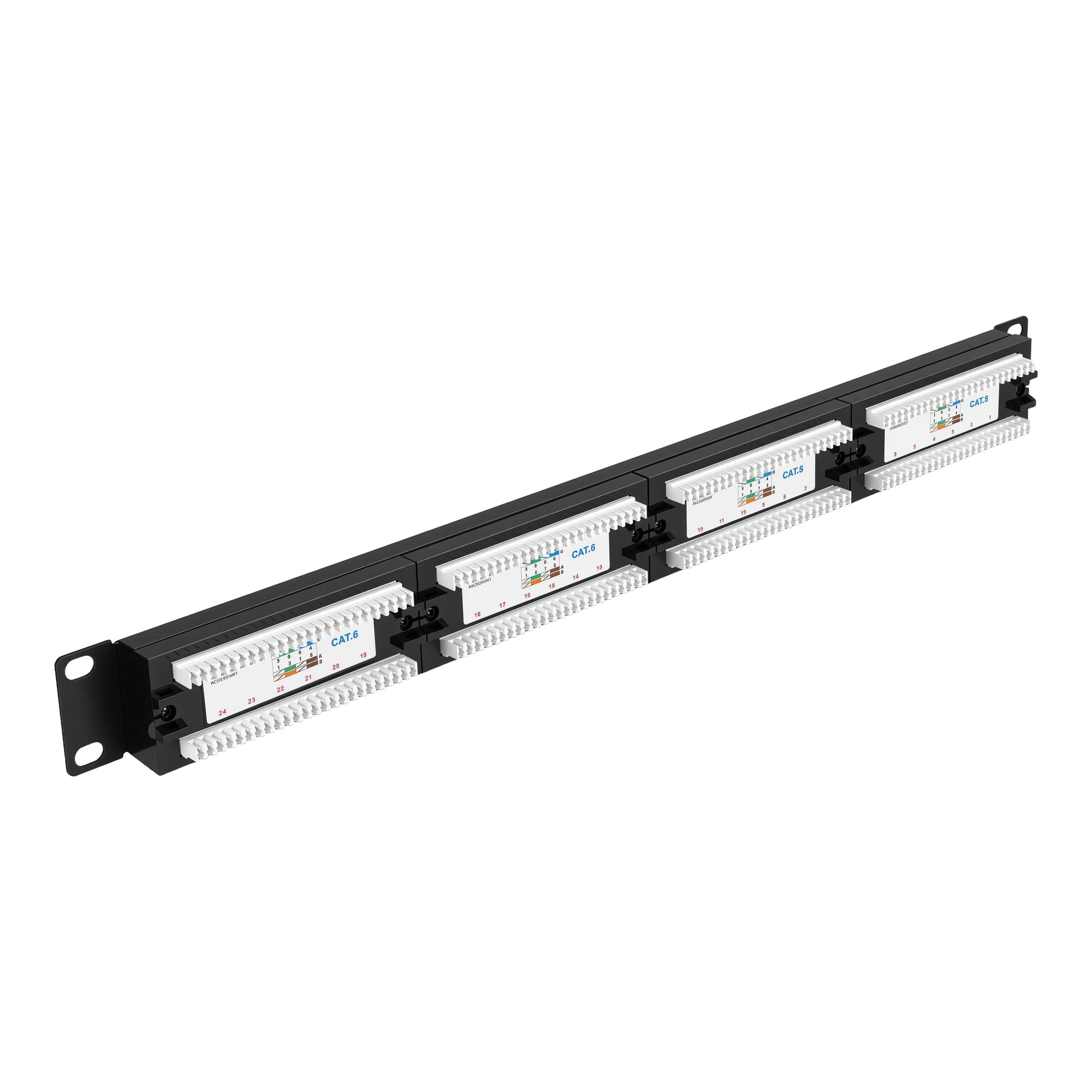 CAT6 24 Port Patch Panel UTP 1RU 110 Type - image 9 of 11