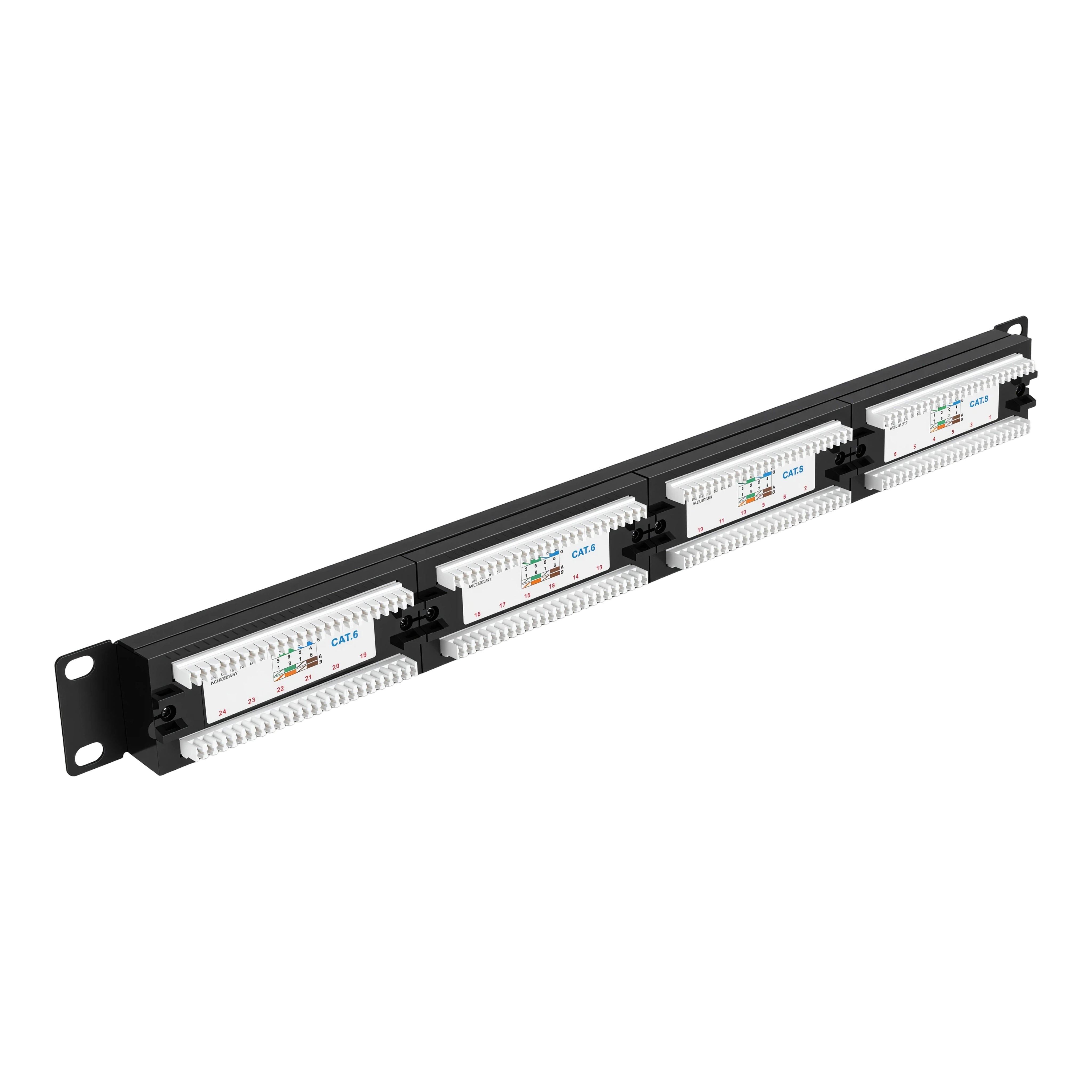 CAT6 24 Port Patch Panel UTP 1RU 110 Type - image 9 of 11