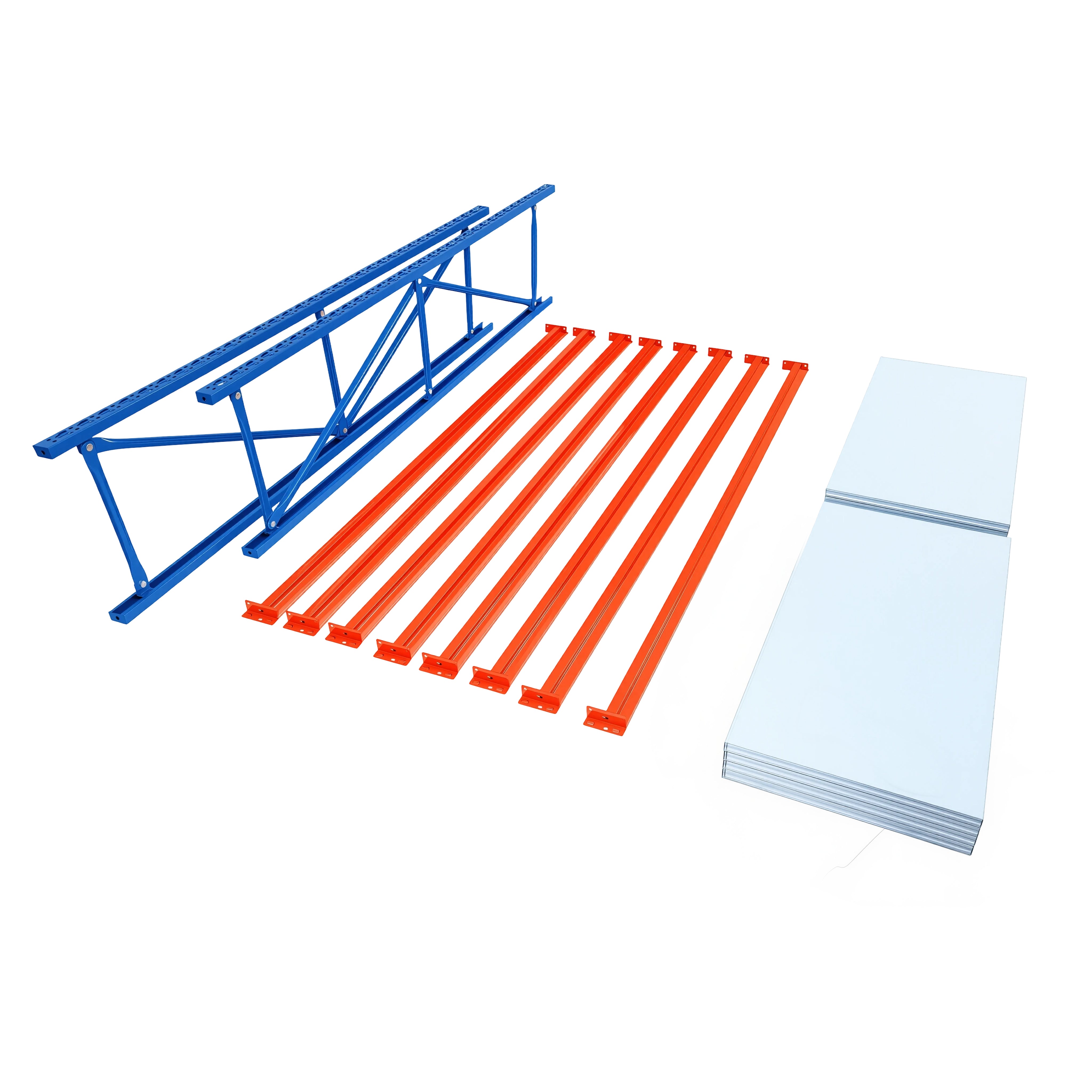 2.0m x 1.2m x 0.5m Basic Bolted Steel Shelving
