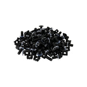 M6 Heavy Duty Cage Nuts and Screws Set Black pack of 50