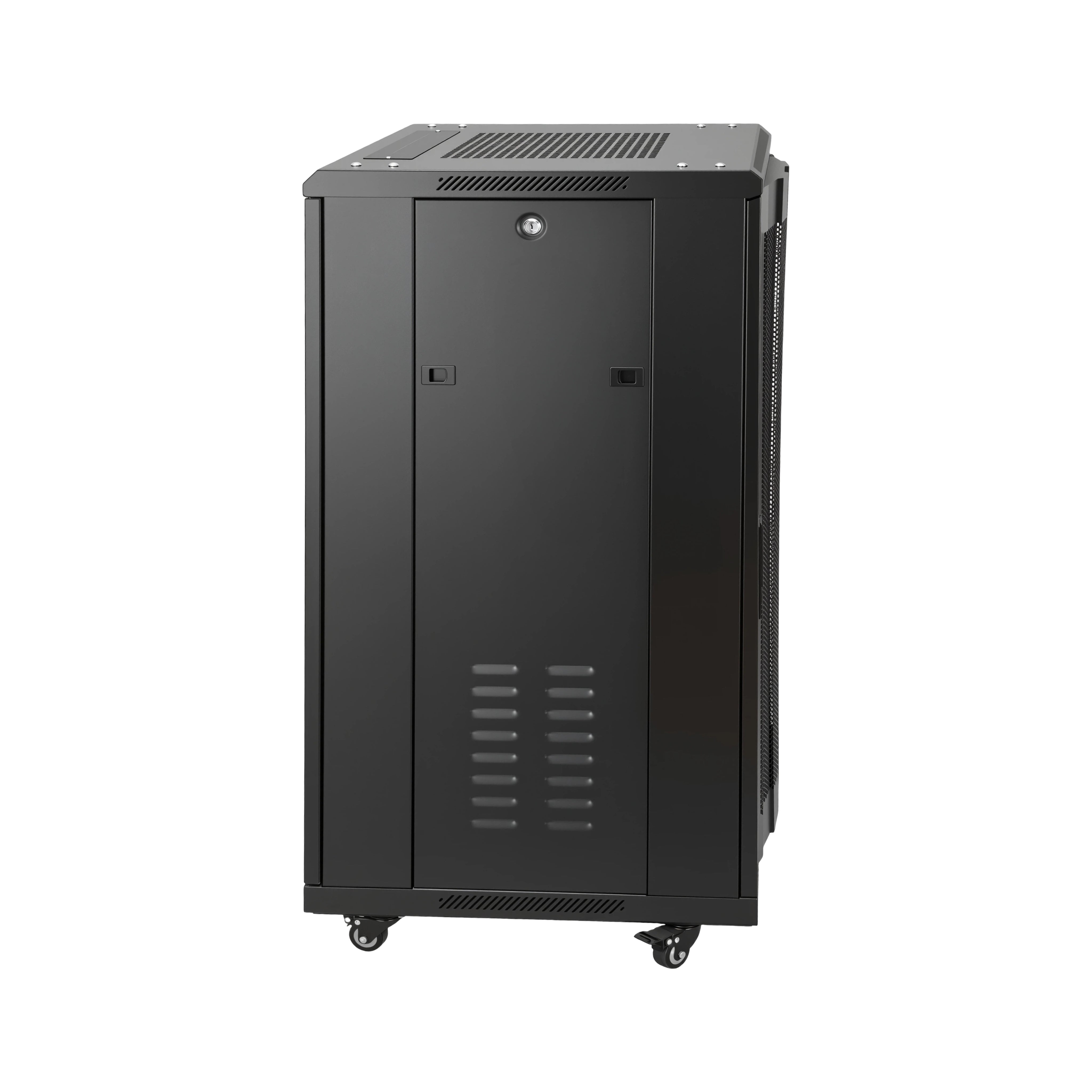 Curved 22RU Floor Standing Rack Cabinet 600W 600D 990H