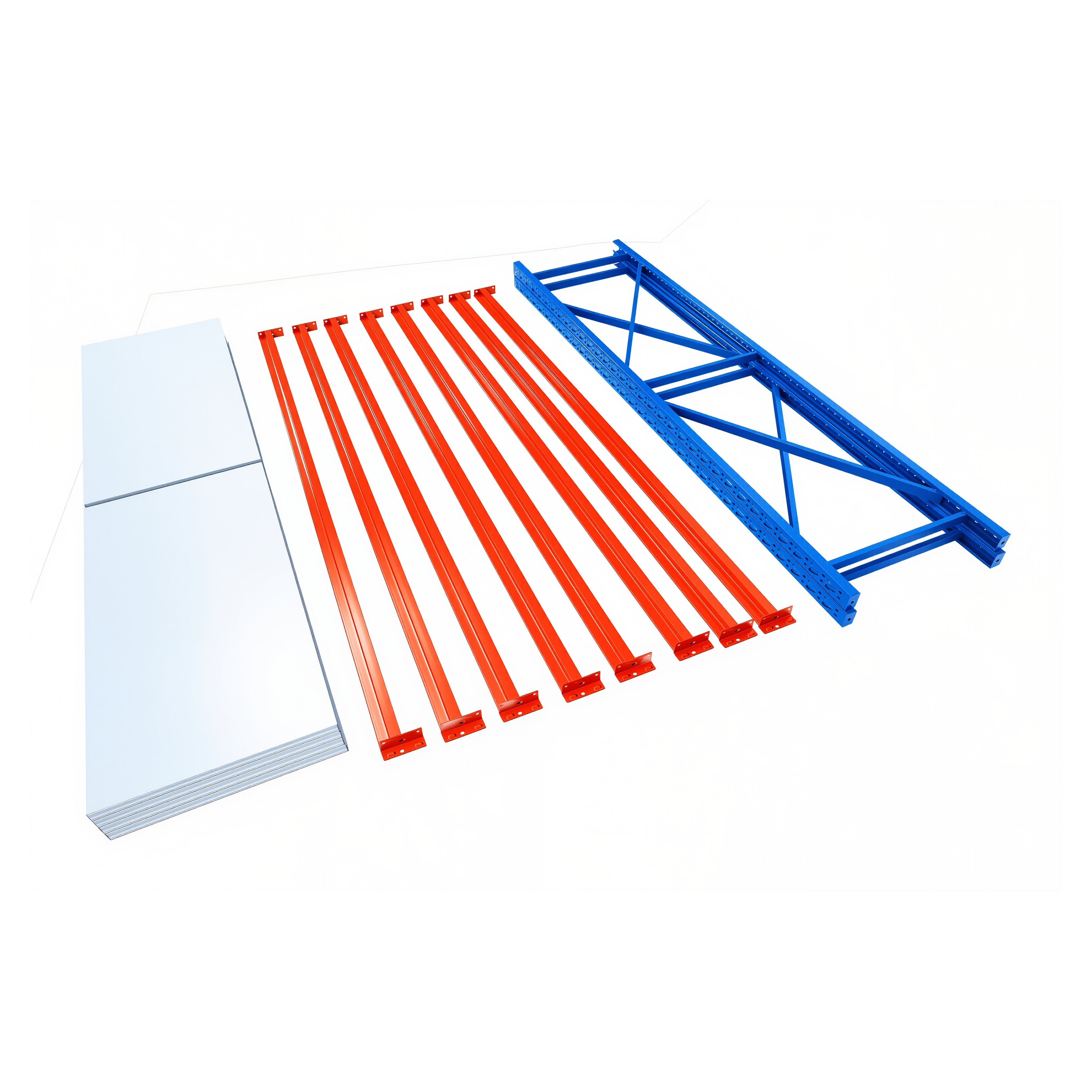 2.0m x 1.5m x 0.5m Basic Welded Steel Shelving