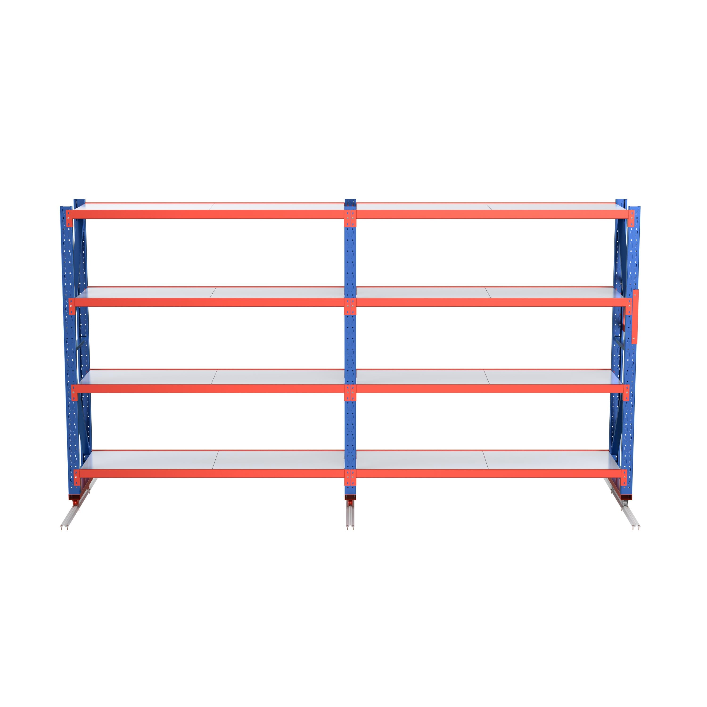 2.0m x 1.2m x 0.6m Heavy Duty Welded Steel Mobile storage Shelving