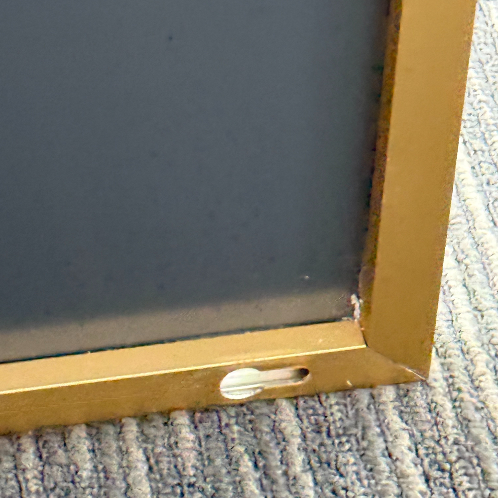 Rectangular Full Length Mirror 120cm x 220cm Gold Large Modern Floor Mirror