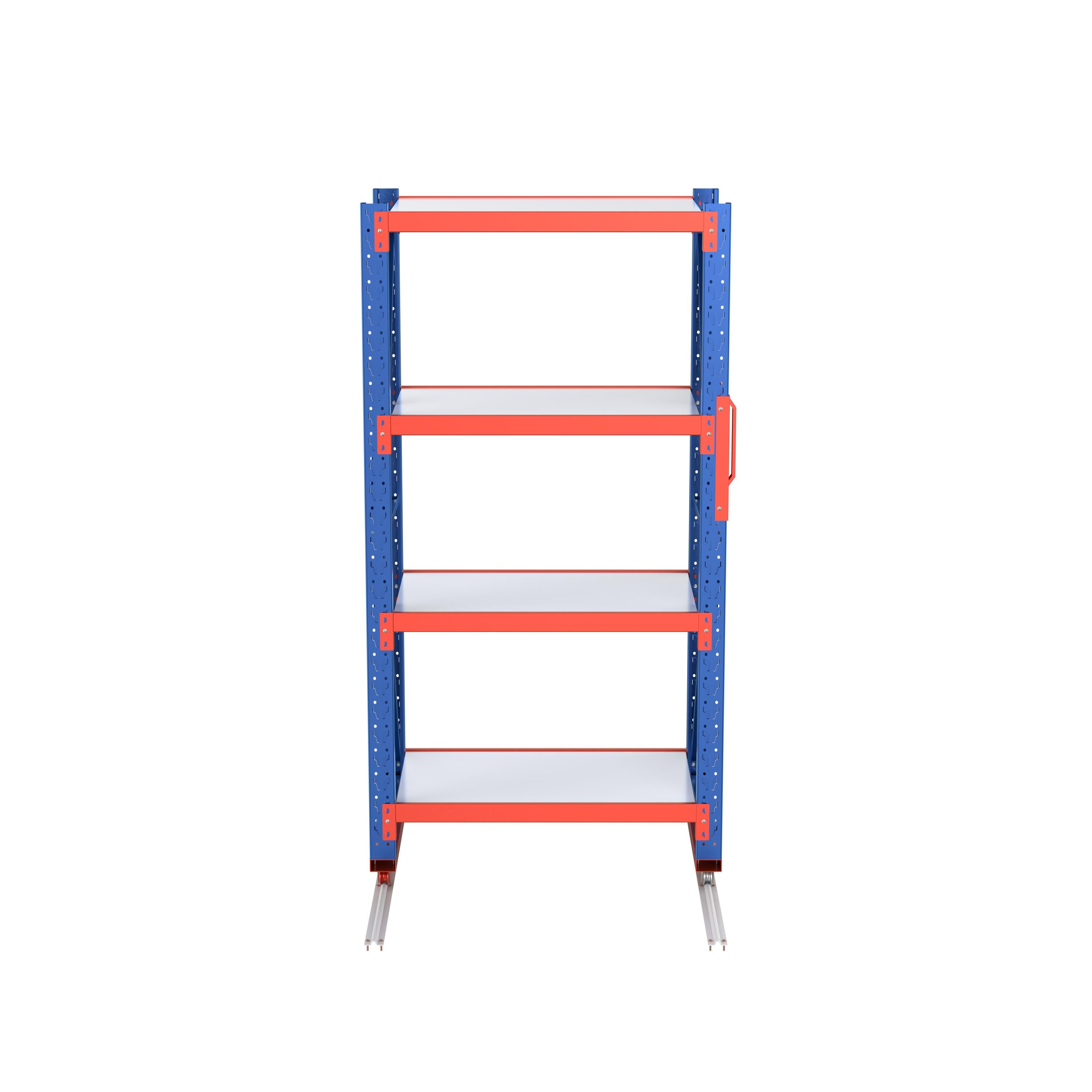 2.7m x 0.9m x 0.6m Heavy Duty Welded Steel Mobile storage Shelving