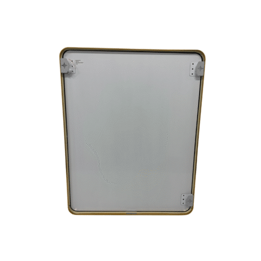 Gold Framed Rounded Edge Wall Mirror Modern Rectangular 100cm x 80cm - Image 7