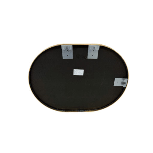 Rose Gold Framed Oval Mirror Classic Decorative 60cm x 80cm Wall Mirror for Bedrooms, Bathrooms & Entryways - Image 7