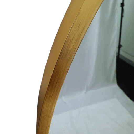 Rose Gold Framed Oval Mirror Classic Decorative 60cm x 80cm Wall Mirror for Bedrooms, Bathrooms & Entryways - Image 9