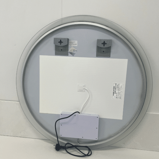 Round LED Mirror 80cm Frosted Defogger Dimmable 30mm Strip - Image 5