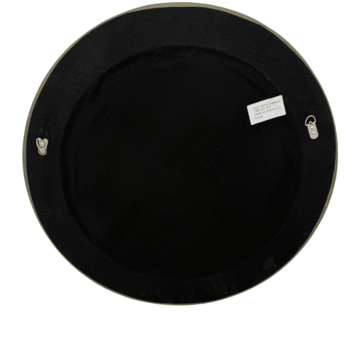 Round Modern Egypt Mirror 65cm Gold Wall Mount PU Frame Vintage Style - Image 4