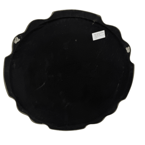 Wavy Sunburst Vintage Mirror 80cm Gold Round Wall Mount PU Frame - Image 4