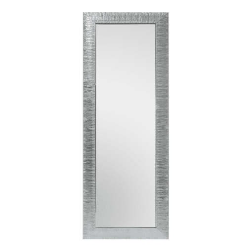 Star Modern Rectangular Mirror 152cm x 52cm Silver - Image 9