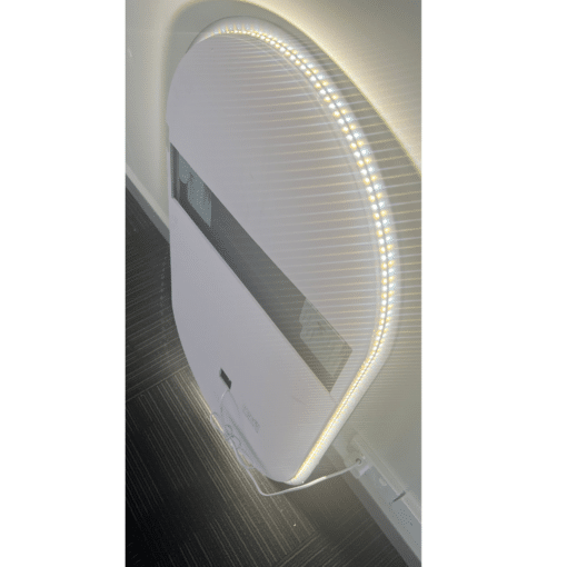 wStar Oval LED Mirror 90cm x 50cm Frameless Backlit Dimmable - Image 11
