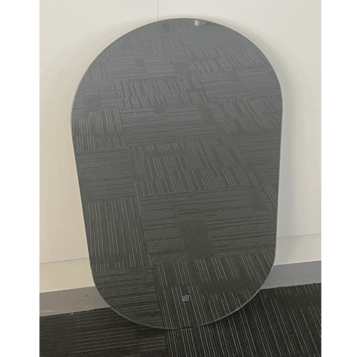 wStar Oval LED Mirror 90cm x 50cm Frameless Backlit Dimmable - Image 3