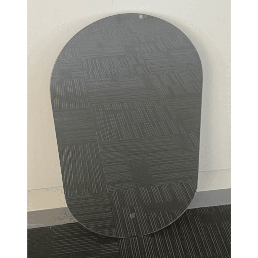 wStar Oval LED Mirror 90cm x 50cm Frameless Backlit Dimmable - Image 8