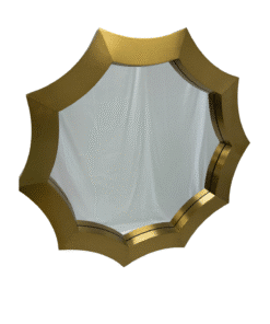 Round Gold Stainless Steel Frame 91cm Wall Mirror