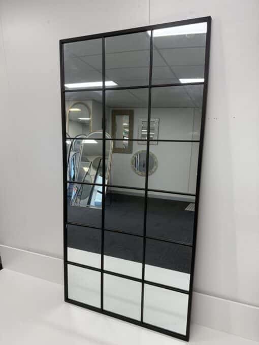 Iron Block Grid Rectangular Full Length Mirror 200cm x 100cm - Image 2