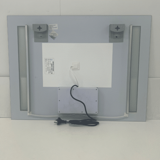 Rectangular Double-Sided Frosted Frontlit LED Mirror 60cm x 80cm Frameless Wall Mounted - Image 10