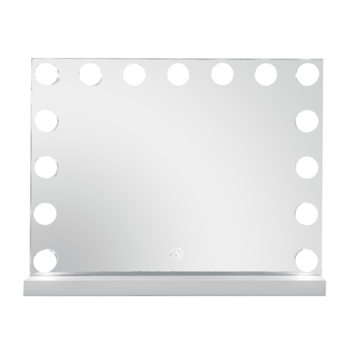 Rectangular Hollywood LED Table Mirror 46 x 58cm Frontlit - Image 9